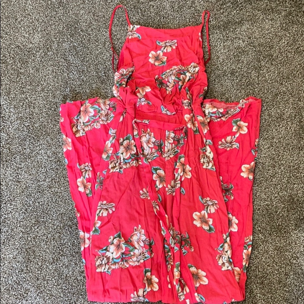 Red jumpsuit